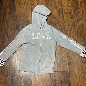 Girls Love Zipper Jacket